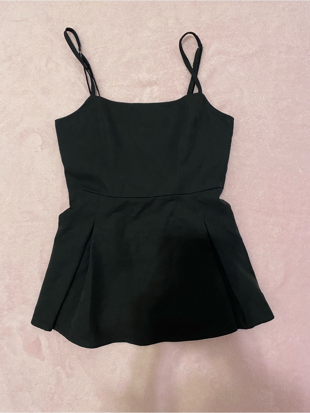 Black baby doll top
